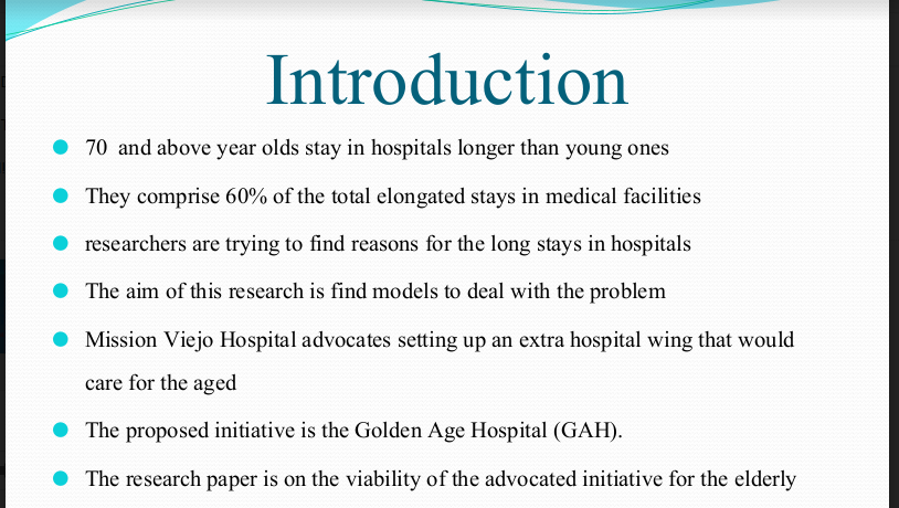 Focus on the organizational structure and functions for the proposed Golden Age Hospital and Community Clinic