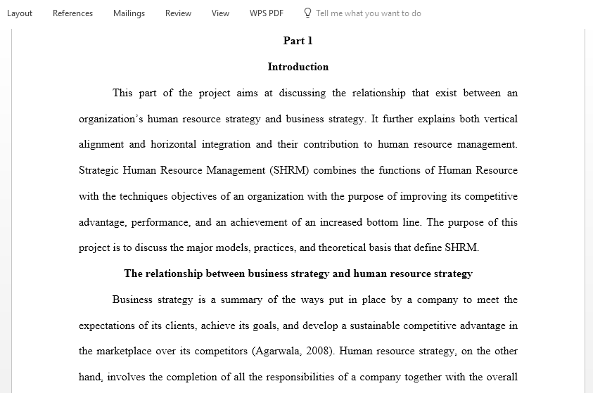 Critically evaluate the SHRM models by assessing the advantages and disadvantages and concluding by their own perspective on the models