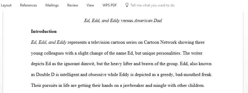 Compare  Ed Edd and Eddy versus American Dad TV shows