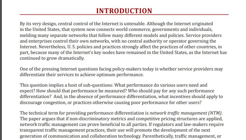 Network Traffic Management