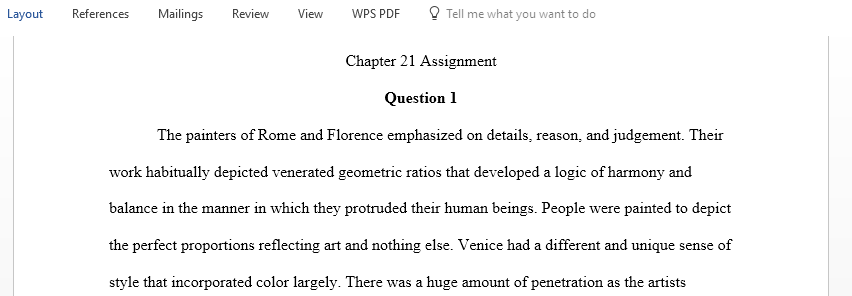 Compare and contrast Roman Renaissance painting with Venetian Renaissance painting