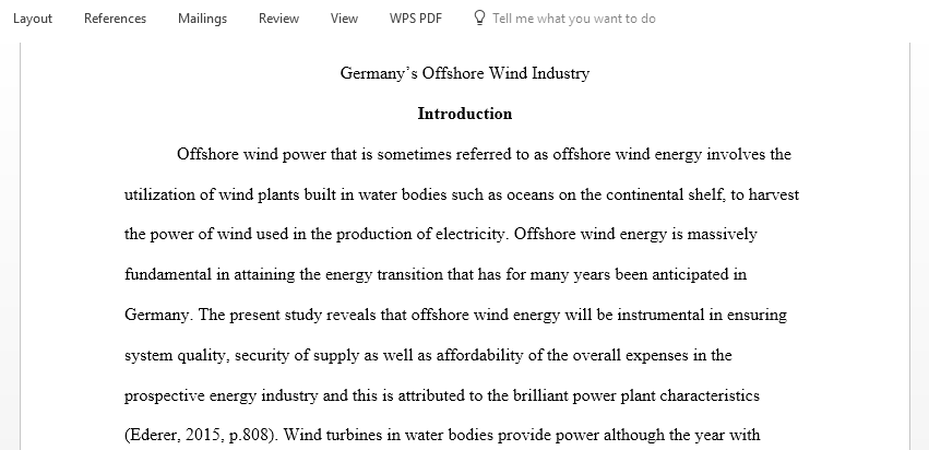 Considering that offshore wind is very expensive why would any country invest heavily in offshore wind