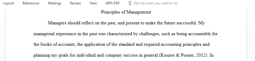Reflect on how you want to grow and the strengths you want to further develop over the next year in regards to what you have learned in Principles of management class while keeping in mind your future career aspirations