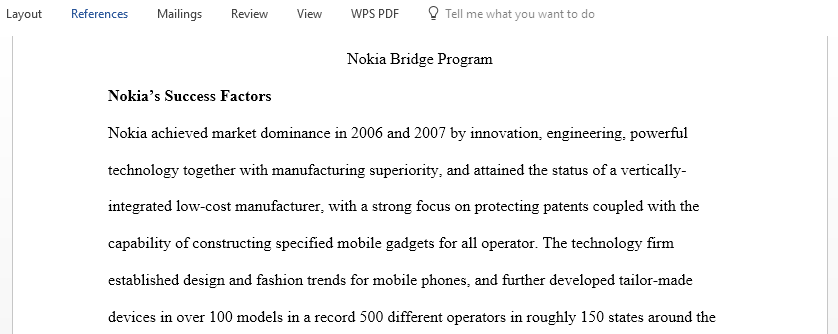 Nokia Bridge Program
