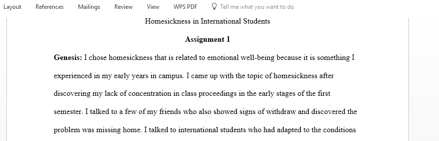 How homesickness affects International Students