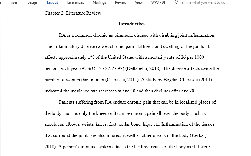 Comparison of the Therapeutic Efficacy of Rheumatoid Arthritis Treatments