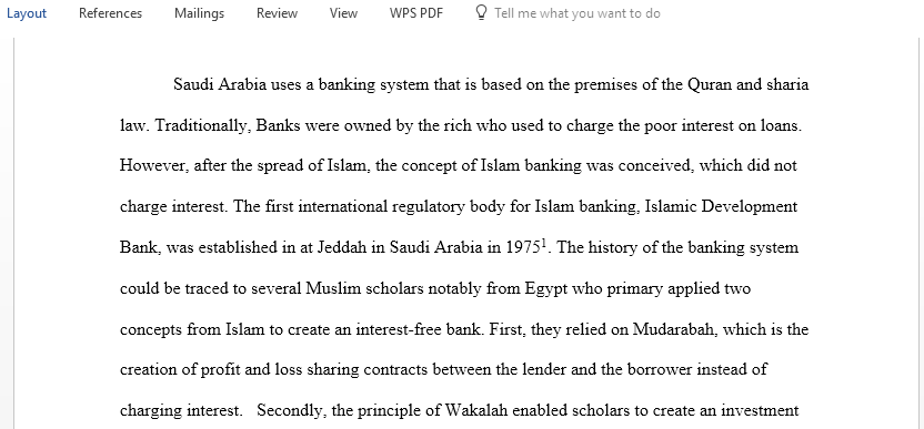  Historiography of Saudi Arabia banking system