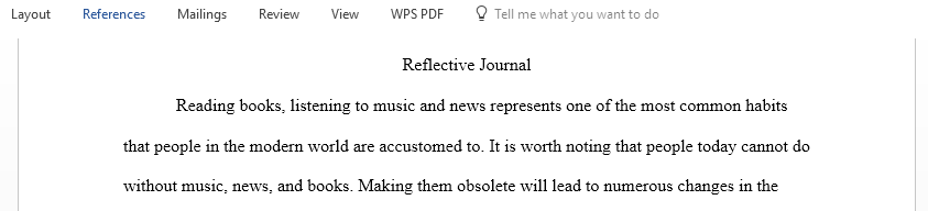 Reflective Journal for My Views on the Future of Music Newspapers and Books