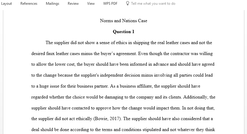 Norms and Nations case