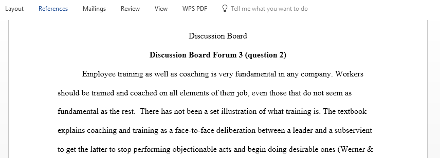 Many managers and supervisors find coaching difficult to do or are reluctant to do it what do you believe are at least 2 important reasons for this