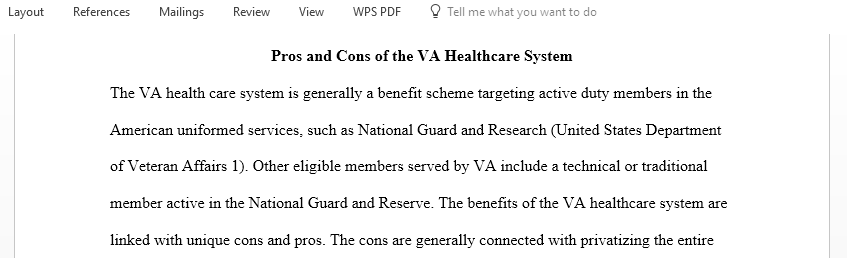 Pros and Cons of the VA Healthcare System