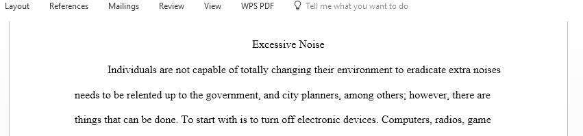 Describe three methods to mitigate outdoor sources of excessive noise