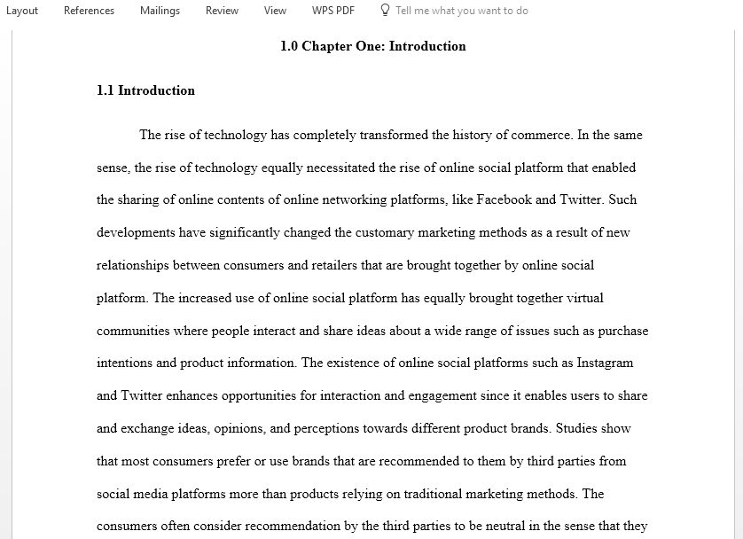 What influence does online network platforms posses on the Buyers decisions to purchase products