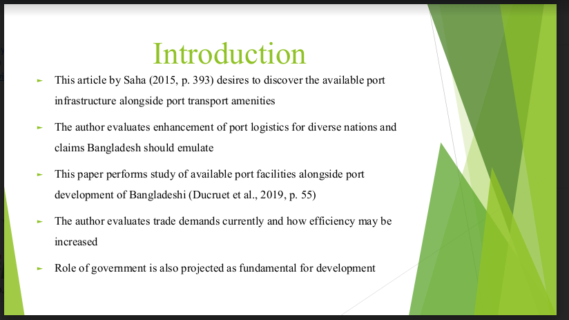Port Development PowerPoint Presentation