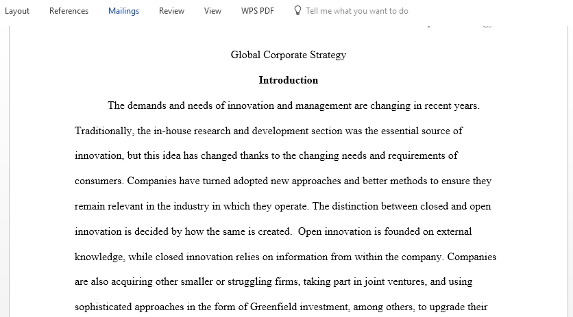 How Porter 5 forces influence your organization approach to open or closed innovation