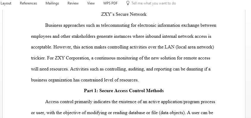 ZXY Corporation has relocated to a new building that was wired and set up for a local area network