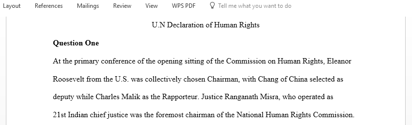  UN Declaration of Human Rights