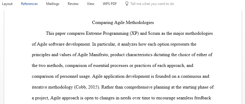 Comparison of Scrum and XP for company leadership