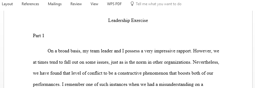 Reflect back on a time when a leader of a group or team made a decision or chose a course of action that you disagreed with