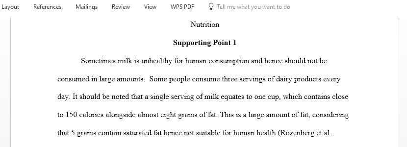 Discuss ways in which milk is unhealthy for human consumption