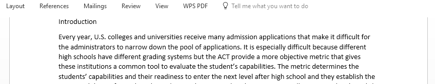 Evaluate American College Testing assessment instrument