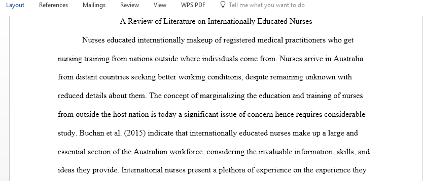 A postmodern feminist perspective of the internationally educated nurses experience transition to practice in Australia