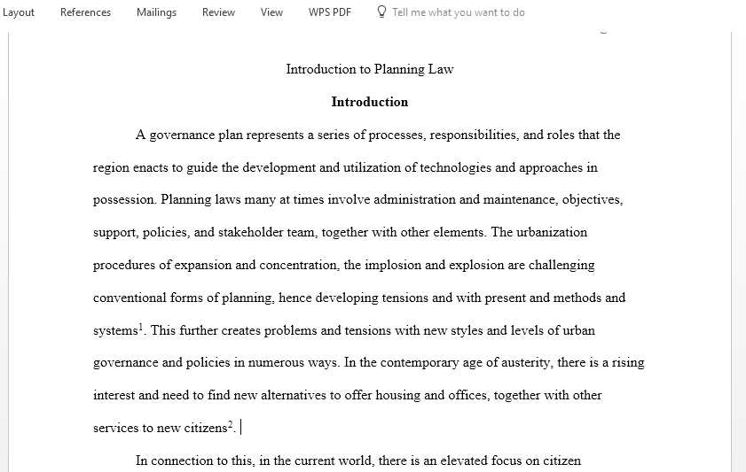 what are the tensions that exist between different forms and levels of government in the planning context