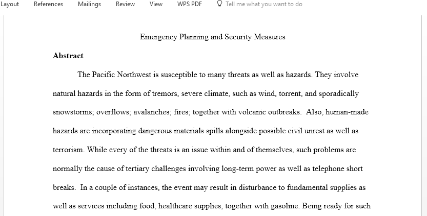 Choose a scenario and location for a disaster drill create a disaster plan for the site then review the strengths and weaknesses of the disaster plan and incident response selected