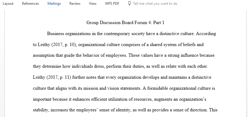 Evaluation of whether it is Possible for an Outsider to Accurately Discern about the Underlying Cultural Values within an Organization