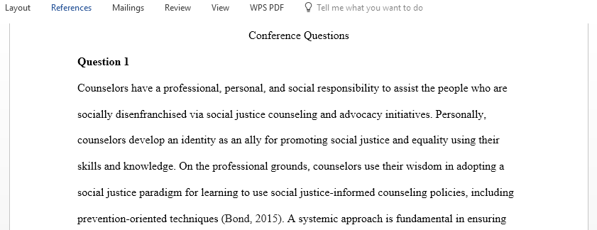 How does a counselor’s social justice awareness knowledge and skills necessary to engage in social change at both personal and professional levels impact the counseling profession