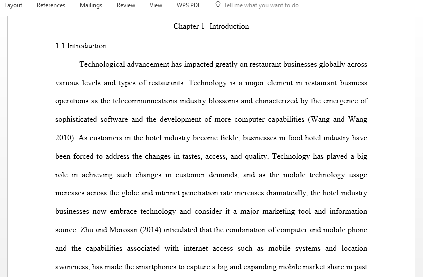 Impact of food delivery applications on the current restaurant business in the UAE