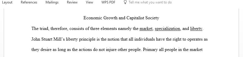 Economic Growth and Capitalist Society