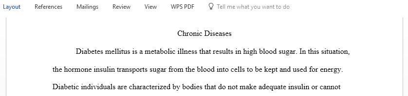 Discuss the top two chronic diseases seen in adults in your area