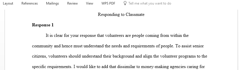 Imagine you are being recruited by your classmate for their Senior Mental Acuity program discuss how prepared or unprepared you would be