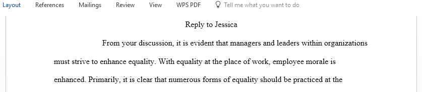 Response to Human resources management for health care organizations discussion