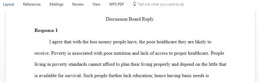 Write a reply to this discussion board posts on Disease Prevention and Health Promotion 2020