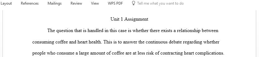 Discuss whether there is a connection between coffee consumption and heart health