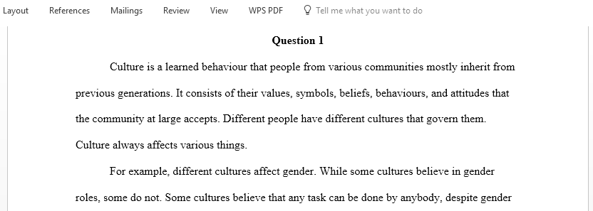 How do you think culture could affect an opinion of a public 