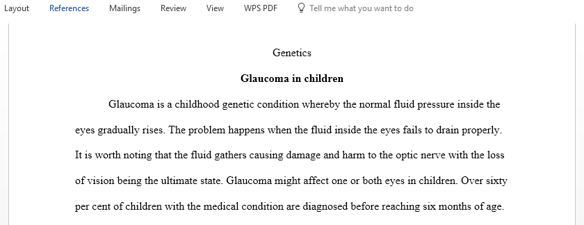 Select one childhood and one adult onset genetic disorder and describe the characteristics of each disorder