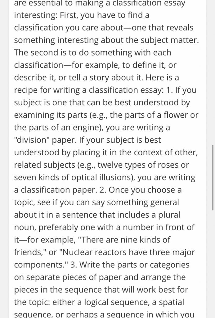 Reproductive Parts of a Flower classification and division essay