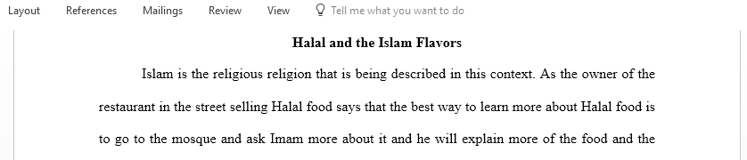 Watch short video Halal and the Islam Flavors and answer the questions