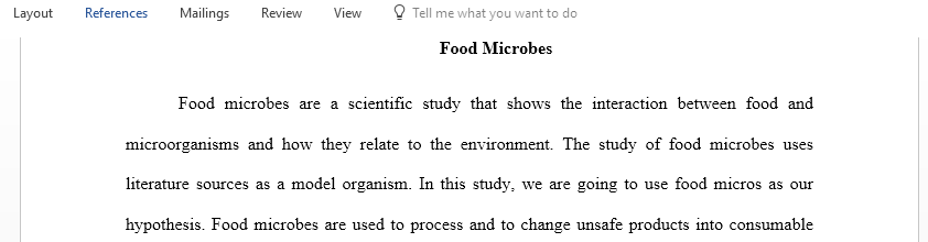 Choose one article from a primary scientific literature source that uses a microbe as a model organism or system and write a comprehensive summary of the study