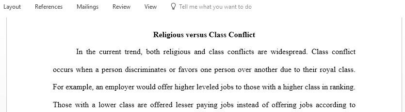 Has religious conflict replaced class conflict as the most important issue facing modern society