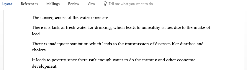 Use components of your discipline to tackle the real-world problem of water crises in the United States