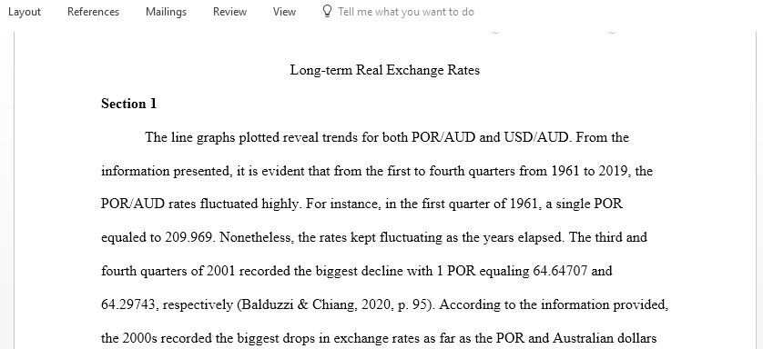Analyze Long-term Real Exchange Rates