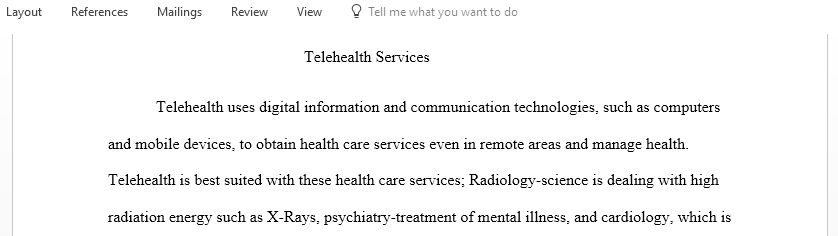 How you would implement telehealth services
