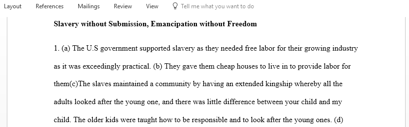On what basis did the US government support slavery
