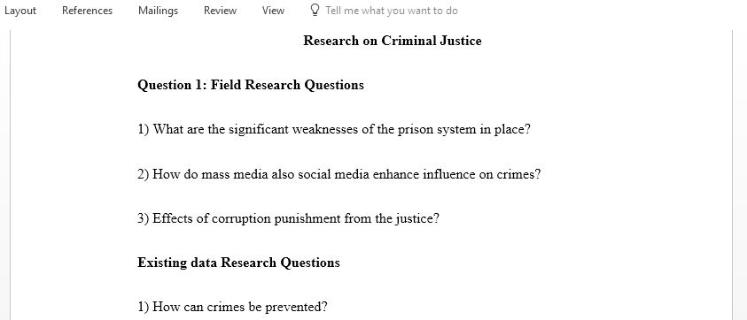 Spend some time comparing and contrasting field research and existing data methods