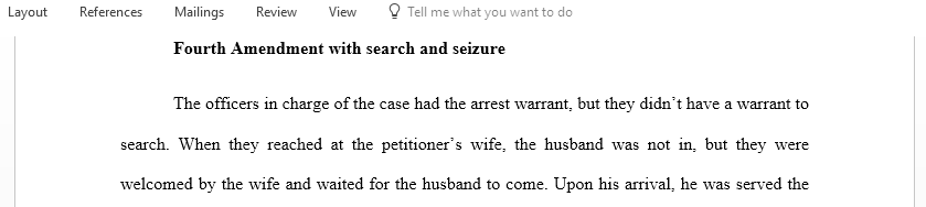 Discuss how chimel v California 1969 defined what officers may search when they may search and why