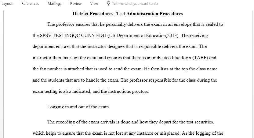 Analysis of Administrative Procedures